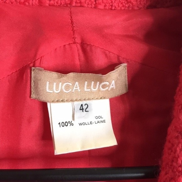 Luca Luca 100% wool blazer coat ladies size small - Picture 5 of 11